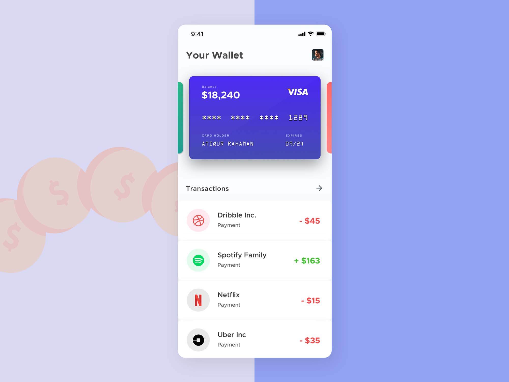 Wallet System Card